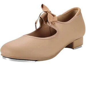 Unisex PU Leather/Patent Ribbon Tie Tap Shoe Dance Shoes for Women and Men
